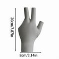 thumbnail image 2 of Three Finger Fitness Gloves with Fingers and Breathable Dispensing for Enhanced Grip Control, 2 of 6