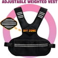 thumbnail image 4 of Historyli 6-20Lb Adjustable Weighted Vest Women,Ironsand Weights Running Vest for Fitness Training,Strength Workout Gear for Jogging & Cardio,Black, 4 of 7