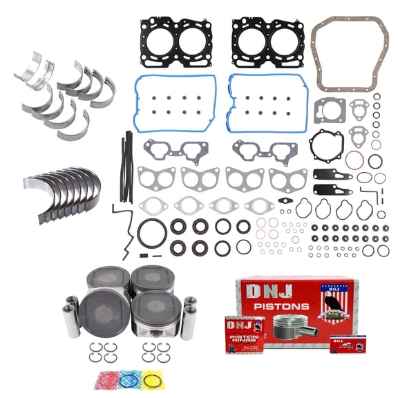 DNJ EK718 Engine Rebuild Kit Fits Cars & Trucks 2002-2005 Saab Subaru 9-2X Impreza 2.0L DOHC H4 16V 1994cc EJ205