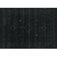 thumbnail image 1 of Ahgly Company Indoor Rectangle Contemporary Gunmetal Green Abstract Area Rugs, 2' x 4', 1 of 6