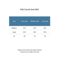 thumbnail image 3 of CTM Kids 1 1/8 Inch Causal Jean Belt (Pack of 2), 3 of 3