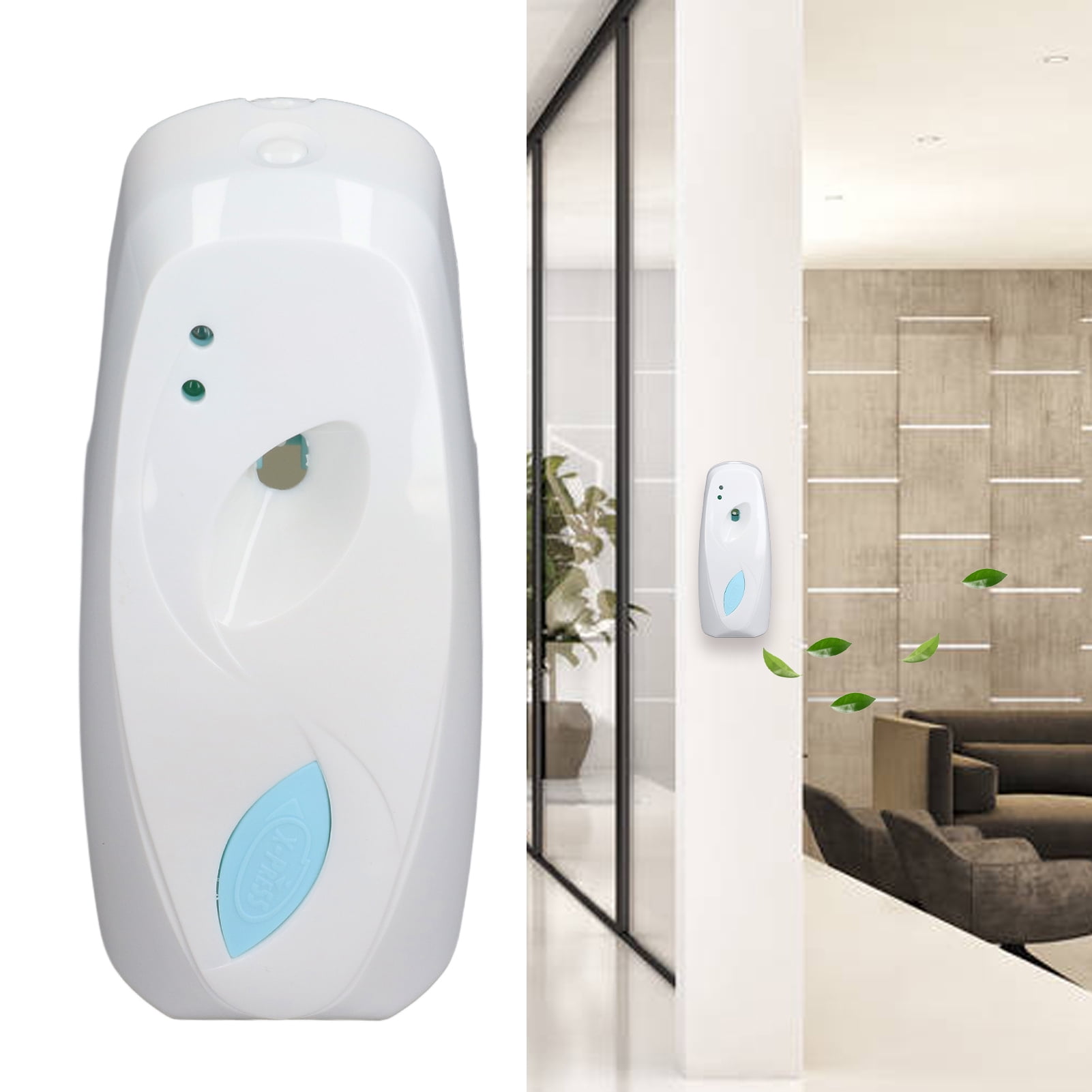 BIMZUC Automatic Scent Sprayer Timed Light Perception Wall Mounted Fragrance Dispenser for Home Bathroom Toilet Office, 90 x 82 x 210 mm / 3.5 x 3.2 x 8.3 inches