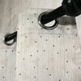thumbnail image 3 of Ambesonne Abstract Grommet Curtain, Swirls Pattern Circles, 50" x 84", Pale Grey Eggshell, 3 of 6