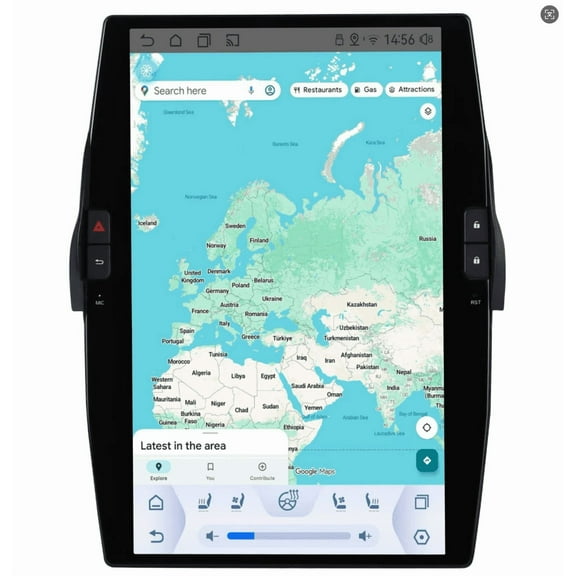 ZWNAV 14.5 Inch Android 14 For Chevrolet Camaro 2010-2015 Car GPS Navigation Carplay HD Screen Multimedia Player Stereo Head Unit Auto