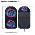 thumbnail image 7 of Chririnla Terry Cloth Car Seat Towel Cover with Gradient Turtle Splash, Waterproof Plush Microfiber Front Seat Cover for Trucks Cars SUVs, 7 of 7