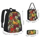 thumbnail image 2 of Disketp Begetable Mochila Estampada de Gran Capacidad con Lonchera y Estuche, Set de 3 Piezas para Estudiantes, 2 of 7