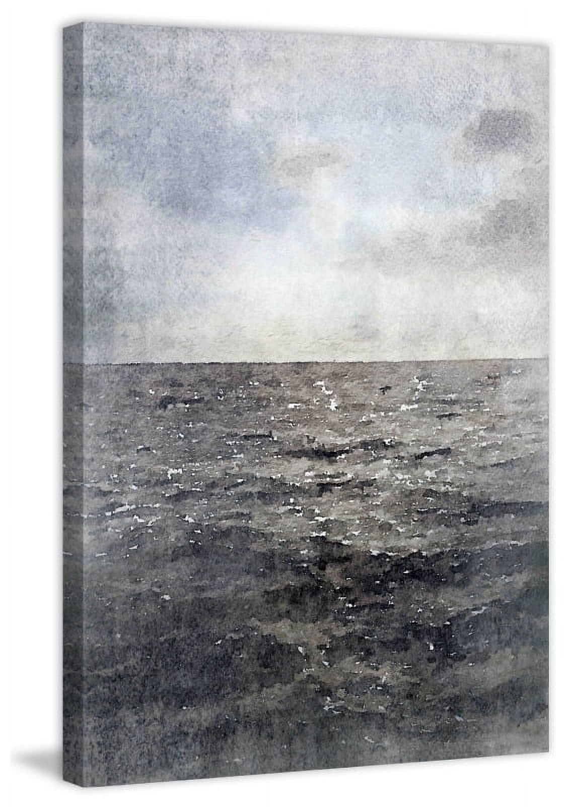 Marmont Hill - "Dark Water" by Irena Orlov Painting Print on Wrapped Canvas