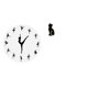 thumbnail image 1 of Reloj De Pared Con Diseño De Gato Bailarina, Reloj Silencioso De Resina Decorativa Con Diseño De Bailarina, Ideal Para Cocina, Oficina, Entrada Del Hogar, Estantería, Sala De Estar Y, 1 of 8