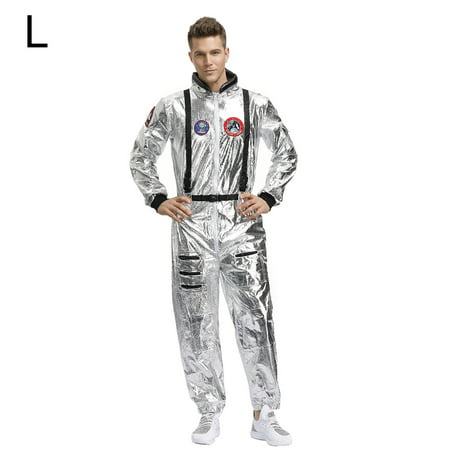 Astronaut Spaceman Costume Cosplay Jumpsuit Cloth for Halloween Christmas New Year's Decoration for Men