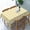Yellow and White Stripes, variant on Rectangle Tablecloth Yellow and White Stripes Oblong Table Cover Washable Table Cloths for Kitchen Dinning Party Tabletop Modern Decoration 60 x 102inch