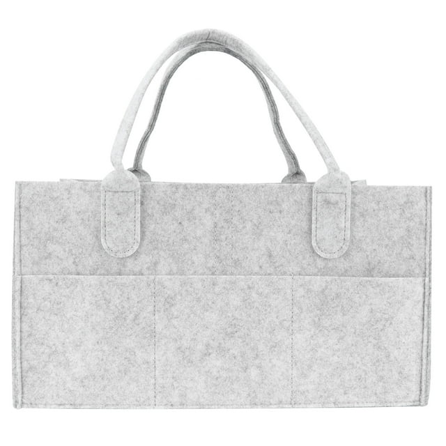 Caja de almacenamiento multifuncional, organizador de pañales para bebés, bolsa de pañales de fieltro, conjunto de bolsa organizadora, artesanía Superior Jadeshay A