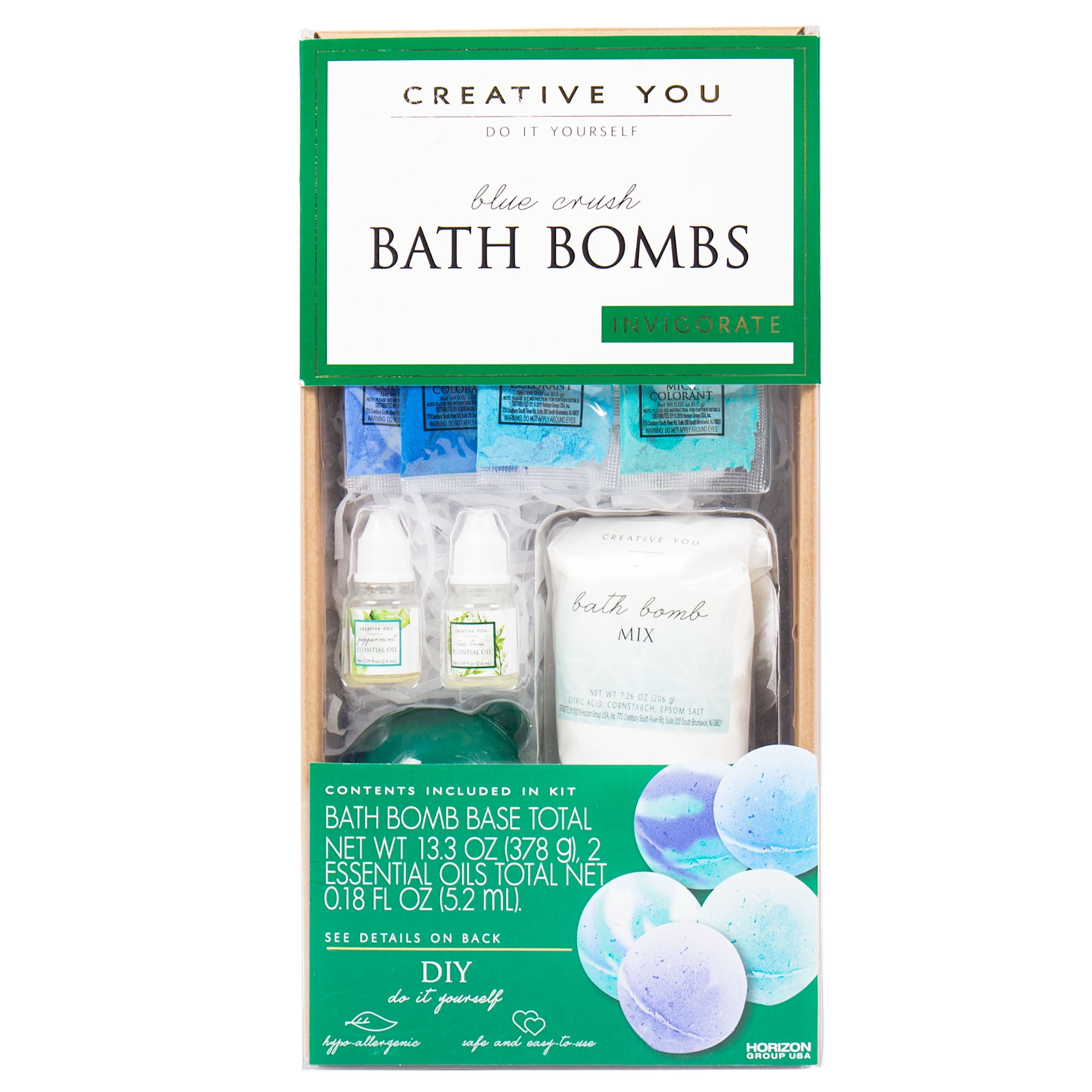 Creative You D.I.Y. Blue Crush Bath Bombs set