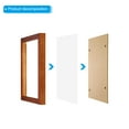 thumbnail image 3 of Unique Bargains 4x6 inch Wooden Picture Frames, 4 Pcs Display, Brown, 3 of 5