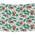 thumbnail image 2 of Cute Sloth Tapestry Wall Hanging Tapestries Happy Colorful Hippie Psychedelic Art Polyester Carpet Wall Decorative for Living Room Bedroom 80x60inch, 2 of 7