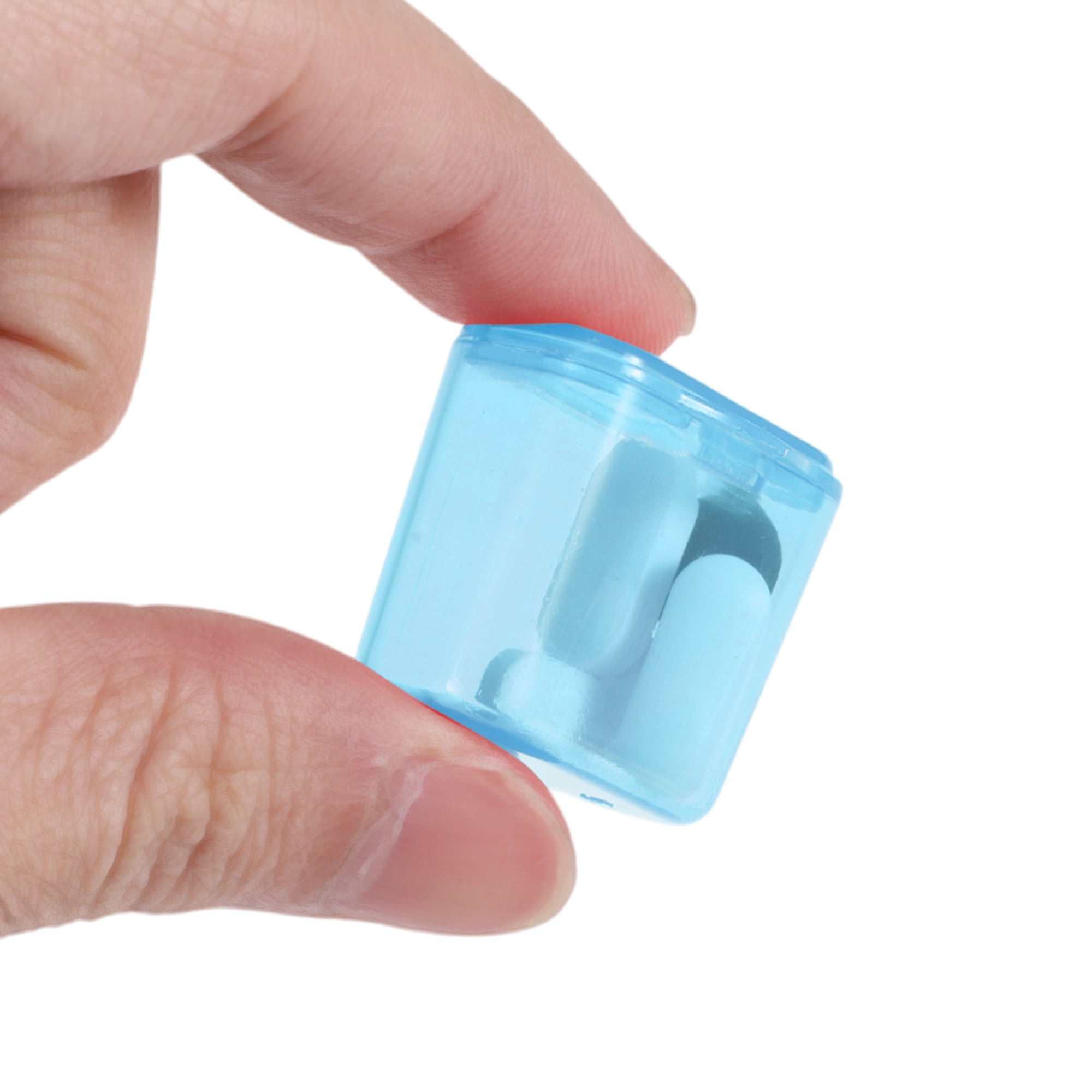 Unique Bargains Lightweight 31 Grids Keyboard Style Pill Dispenser Blue