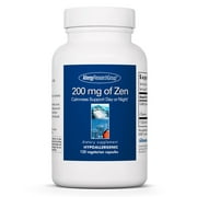 Allergy Research Group - 200 mg of Zen - Stress Relief and Sleep Support - 120 Vegetarian Capsules