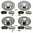 thumbnail image 3 of Power Stop Front and Rear Ceramic Brake Pad and Drilled & Slotted Rotor Kit K4417, 3 of 10