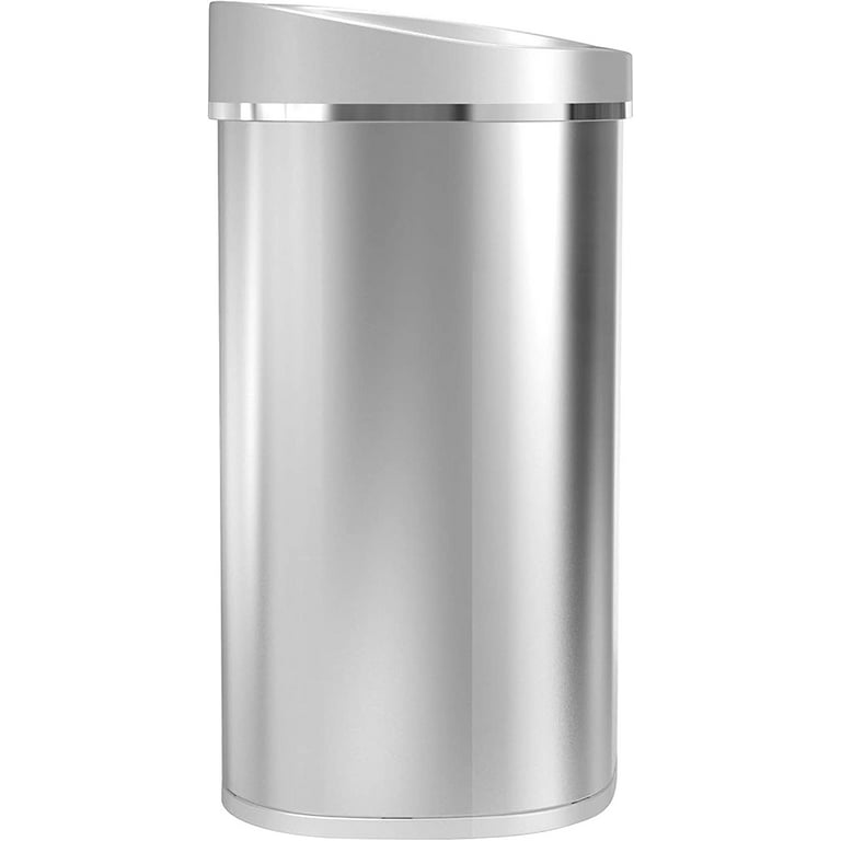 Ninestars 21 Gallon Rectangular Stainless Steel Automatic Soft Close Motion  Sensor Trash Can With Manual Mode, Ring Liner, And Non-skid Base (2 Pack) :  Target