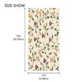 thumbnail image 4 of Ryvnso Christmas Bells Flowers Oversized Beach Towel Microfiber Bath Blankets Swimming Fitness 37" x 74", 4 of 5