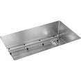 thumbnail image 2 of Elkay Crosstown Stainless Steel 31-1/2" x 18-1/2" x 9", Single Bowl Undermount Sink Kit, 2 of 2