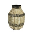 thumbnail image 1 of Benzara BM157463 Traditional Ceramic Bellied Vase, Multicolor, 1 of 1