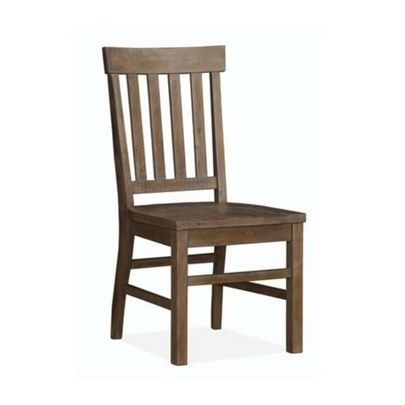 Beaumont Lane Dining Side Chair in Distressed Gray (Set of 2)