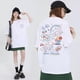 thumbnail image 2 of Camisetas Kawaii Sanrio Kuromi Pochacco Cinnamoroll My Melody Harajuku para mujer, camiseta Ullzang con gráfico de Anime, camiseta Y2K para mujerBlack-Cinnamoroll, 2 of 5