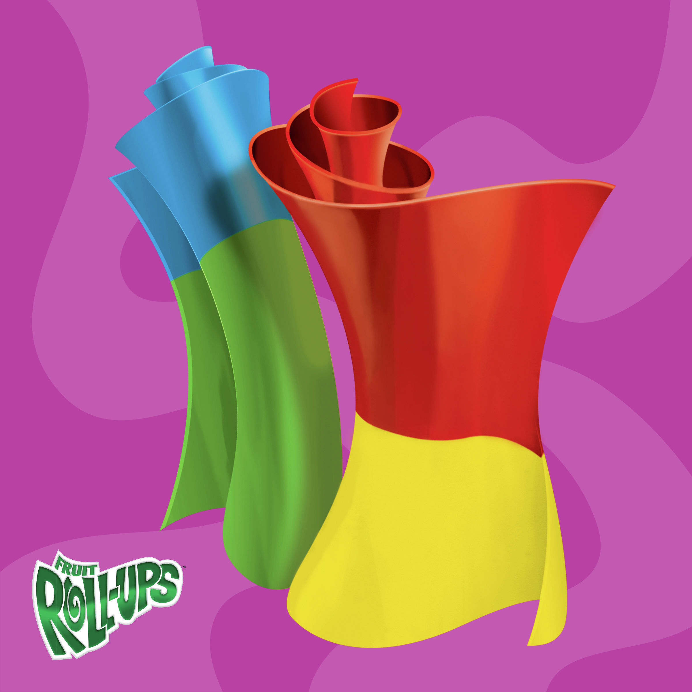 Buy Fruit RollUps Fruit Flavored Snacks, Blastin' Berry Hot Colors, 10