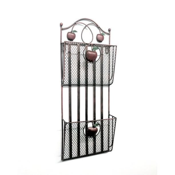 Designstyles 2 Tier With Pockets Metal Wall File Mail Paper Holder Nice Apple Design Com - Wall File Pockets Metal Designstyles 2 Tier With Pockets Metal Wall File Mail Paper Holder Nice Apple Design Com - Wall File Pockets Metal