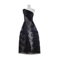 thumbnail image 2 of Zelouf Ellie Corded Lace  , Sewing, DIY, Crafts Fabric by the Yard, Black, 3 Yard, 2 of 2