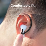 elago AirPods Pro Ear Hooks for AirPods Pro, AirPods Pro 2nd Gen, AirPods 3rd, AirPods 1 & 2 (Black) - AirPods EarHooks hold your AirPods securely, Great for fitness activities