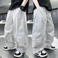 thumbnail image 2 of Boys' Summer Casual Cargo Pants For Older Child Lightweight Knit And Everyday Wear Comfortable Fit For Kids, 2 of 9