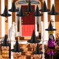 thumbnail image 2 of Gorro de bruja Kspowwin, accesorio para disfraz de Halloween, 12 unidades, color negro KSPOWWIN KSPOWWIN, 2 of 5