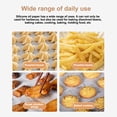 thumbnail image 4 of TIMIFIS Kitchen Paper Fryer Disposable Paper Liner Special Barbecue Baking for Fryer Is Easy to Stick and Oil Absorption Circular Kitchen Paper Kitchen Gadgets, 4 of 8