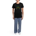 thumbnail image 4 of CafePress - Irish Pittsburgher Women's Dark Pajamas - Women's Short Sleeve Print T-Shirt and Pants Dark Cotton Pajama Set, 4 of 7