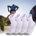 thumbnail image 4 of 4 pares de calcetines casuales calcetines transpirables absorbentes del sudor antideslizantes para primavera verano, 4 of 5