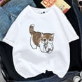 thumbnail image 6 of Kawaii Cat Women Print Funny T-shirt Girl Animal Y2K Fashion 90S Print Tops Tee Gril Black White Clothes Drop Ship, 6 of 7