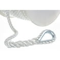 thumbnail image 3 of Seachoice Anchor Line Rope, 3-Strand Twisted, White, Nylon, 1/2 In. X 200 In., 3 of 4