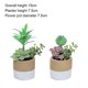 thumbnail image 2 of S Hermosas plantas artificiales para decoración de dormitorio Style1, 2 of 5