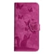 thumbnail image 1 of Funda Tipo Cartera Con Ranura Para iPhone Con Diseño De Gato, 1 of 1