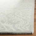thumbnail image 4 of SAFAVIEH Bella Louella Abstract Wool Area Rug, Silver/Ivory, 6' x 6' Square, 4 of 11