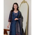 thumbnail image 7 of KLOSIA Women's Rayon Printed Anarkali Kurta and Pant with Dupatta Set, 7 of 7