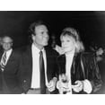 thumbnail image 1 of Angie Dickinson out on the town with Julio Iglesias 1985 5x7 inch photo, 1 of 1