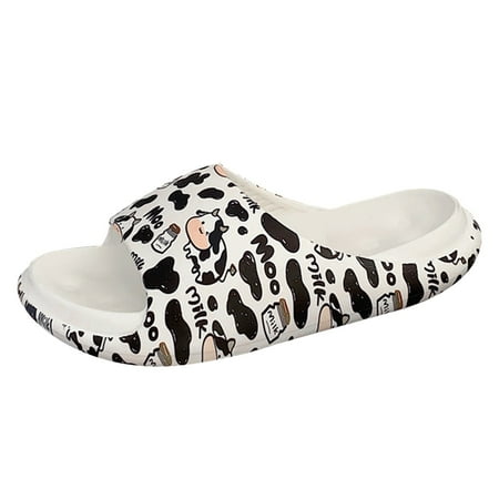 

Women Slippers Home Footwear Indoor Outdoor Shoes Ladies Slides Cute Cow Slippers Womens Slipper Boots Deer Foam Home Slippers for Women