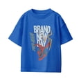 thumbnail image 2 of Marvel Spider-Man Brand New Day Youth Back In Action Swing T-Shirt (Royal, XS-XL), 2 of 4