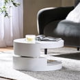 thumbnail image 2 of Noble House Small Circular Mod Rotatable Coffee Table, 2 of 9