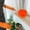 Orange, variant on Retractable Multi-Functional Microfiber Fan Cleaning Dusters Set with Handle for High Angle Ceilings, Furniture and Cars Dust Mop for Bedrooms, Bathrooms, Kitchens and Living Rooms
