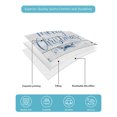 thumbnail image 4 of Full Size Quilt Bedding Set, Blue Merry Christmas Reversible Summer Quilt 3 Pieces, Xmas Tree Snowman Eucalyptus Wood Lightweight Bedspreads Coverlets with 2 Pillow Shams for All Seasons, 4 of 5