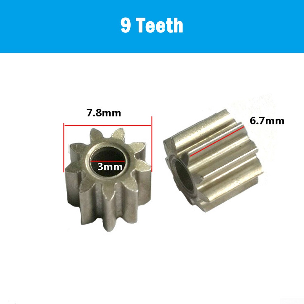 9Teeth 12Teeth Gear D Type Gear For Cordless Drill Charge Screwdriver 550 Motor