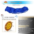 thumbnail image 2 of QJUHUNG Mini Trampoline Spring Cover 36 Inch Small Trampoline Safety Pad for 6 Holes Round Trampoline Tear-Resistant Oxford Cloth Anti-Vibration   Multiple Color Options(Rose Red), 2 of 7
